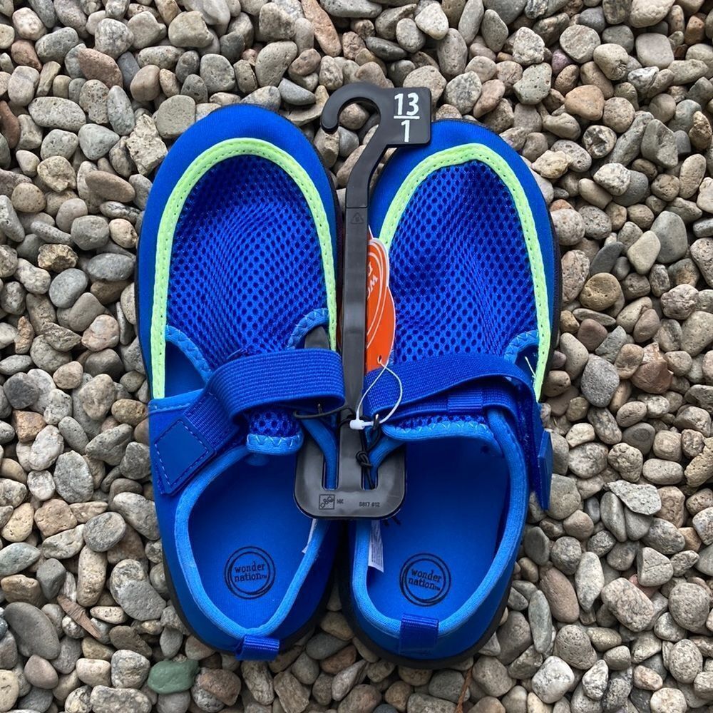 Little Kid Breathable Mesh Velcro Strap Water Shoes Size 1/13